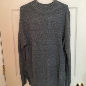 H&M sweater tunic size medium grey sweater
